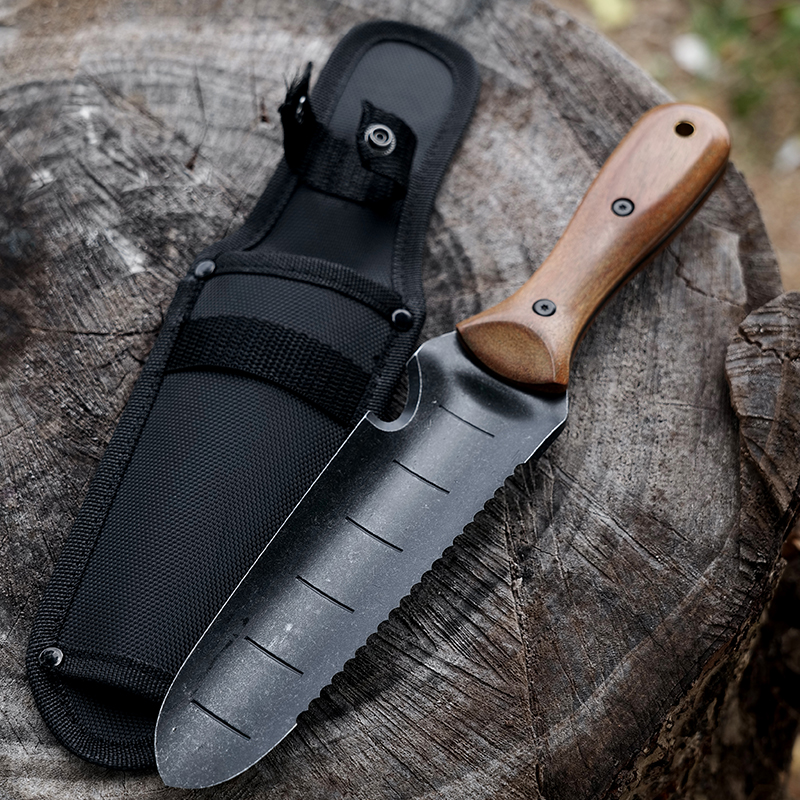 12" Heavy Duty Gardening Trowel with Ipe Wood Handle & Nylon Sheath 12" Heavy Duty Gardening Trowel with Ipe Wood Handle & Nylon Sheath