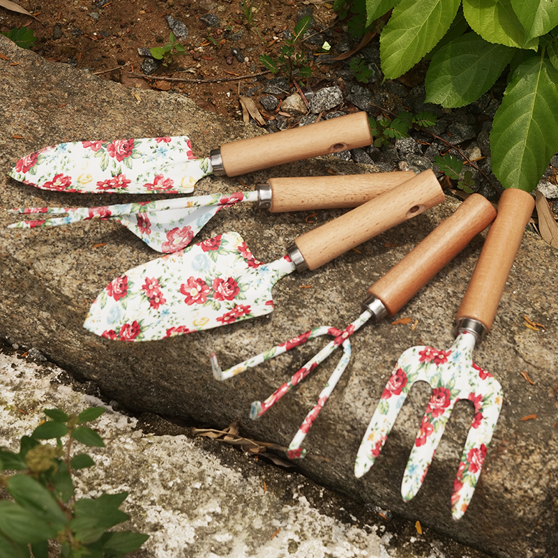 5-Pack Ergonomic Garden Tools Set 5-Pack Ergonomic Garden Tools Set