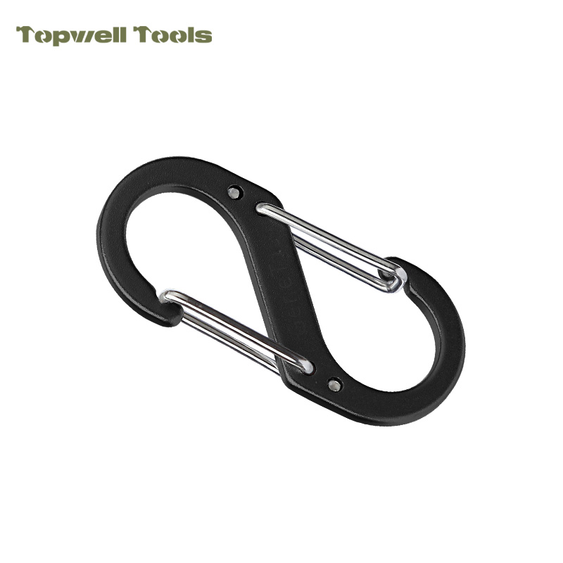 1.97” S-Type Aluminum Carabiner Clips 1.97” S-Type Aluminum Carabiner Clips