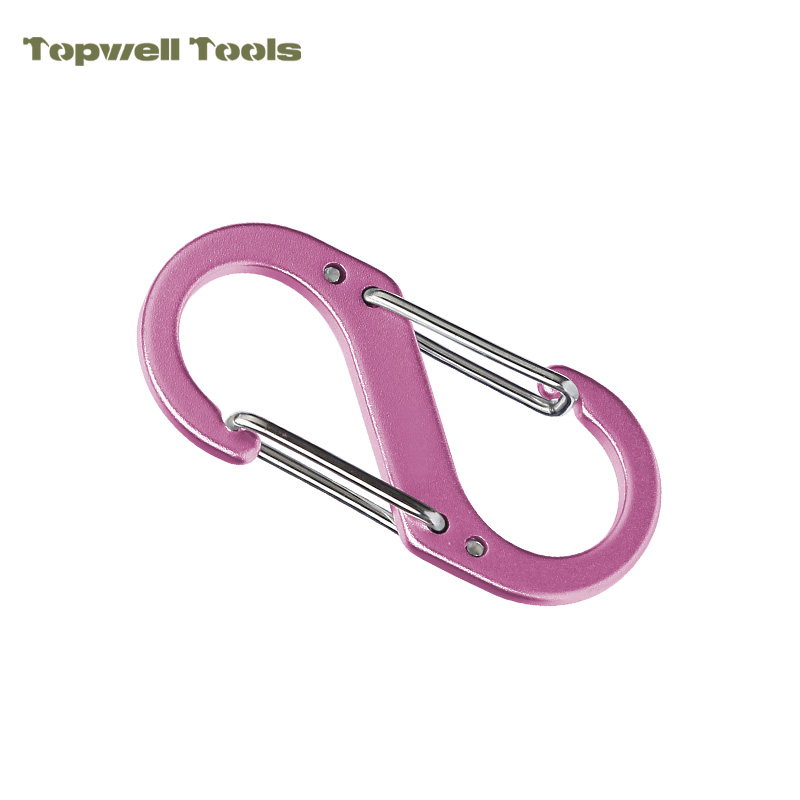 1.97” S-Type Aluminum Carabiner Clips 1.97” S-Type Aluminum Carabiner Clips