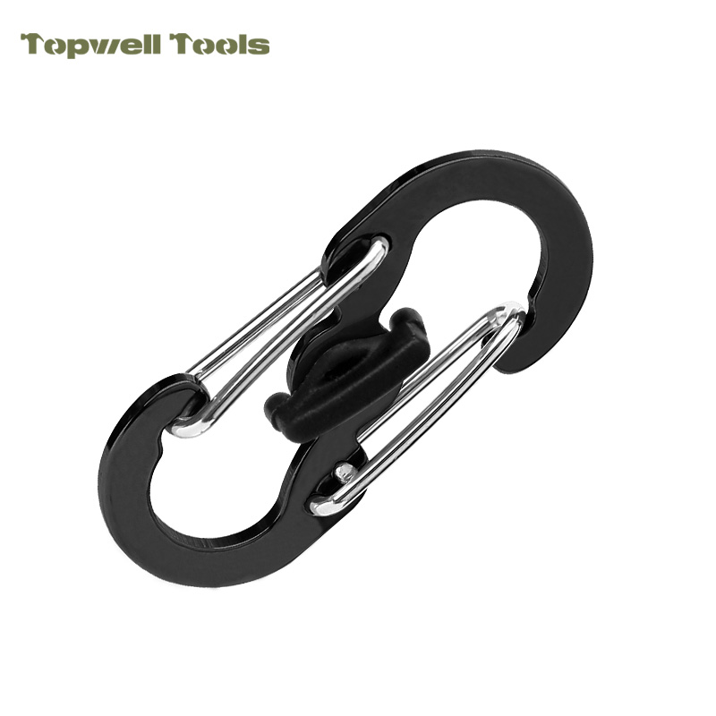 Mini S Carabiner Clips Pack, 3.5g Ultra Lightweight Key Organizer Hooks Mini S Carabiner Clips Pack, 3.5g Ultra Lightweight Key Organizer Hooks