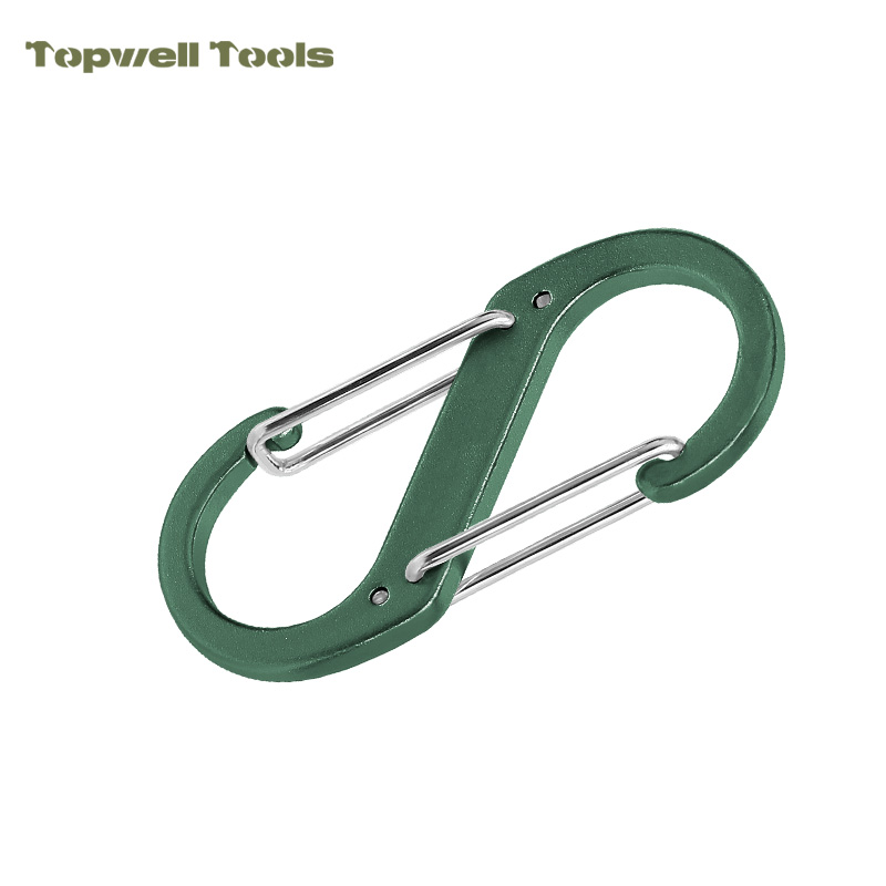 Heavy Duty S Carabiner Clips Pack, 10.5g Lightweight Key Organizer Hooks Heavy Duty S Carabiner Clips Pack, 10.5g Lightweight Key Organizer Hooks