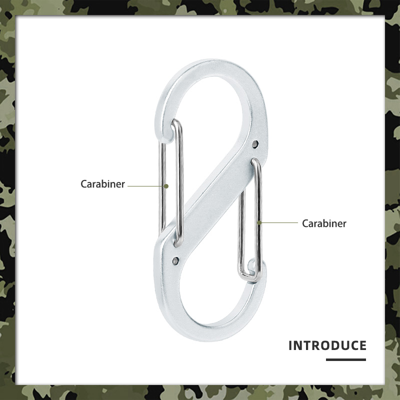 Heavy Duty S Carabiner Clips Pack, 10.5g Lightweight Key Organizer Hooks Heavy Duty S Carabiner Clips Pack, 10.5g Lightweight Key Organizer Hooks
