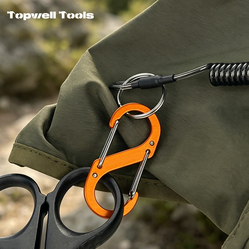 1.97” S-Type Aluminum Carabiner Clips 1.97” S-Type Aluminum Carabiner Clips