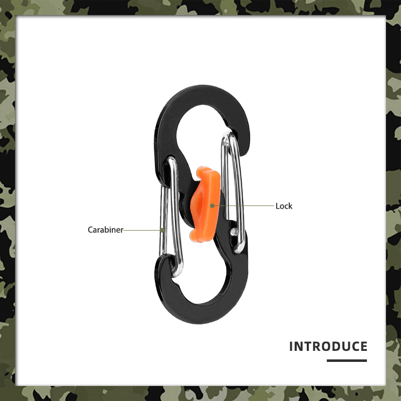 Mini S Carabiner Clips Pack, 3.5g Ultra Lightweight Key Organizer Hooks Mini S Carabiner Clips Pack, 3.5g Ultra Lightweight Key Organizer Hooks