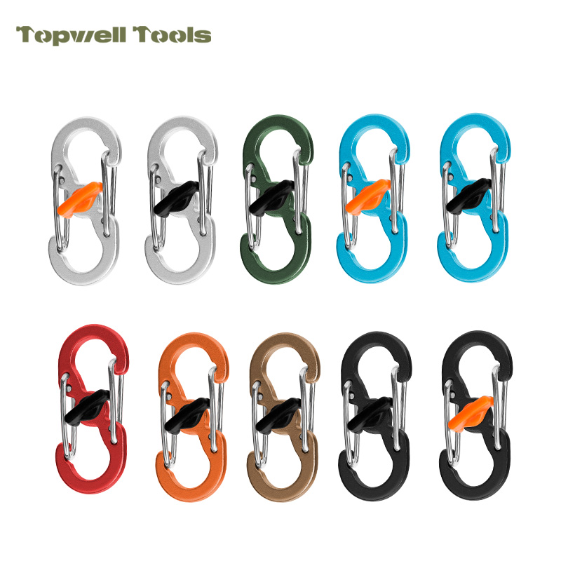 S-Type Dual-Gated Locking Carabiner
