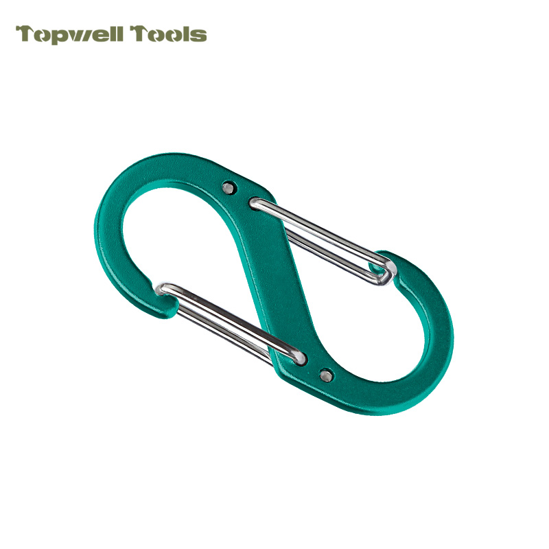1.97” S-Type Aluminum Carabiner Clips 1.97” S-Type Aluminum Carabiner Clips