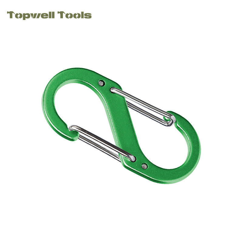 1.97” S-Type Aluminum Carabiner Clips 1.97” S-Type Aluminum Carabiner Clips