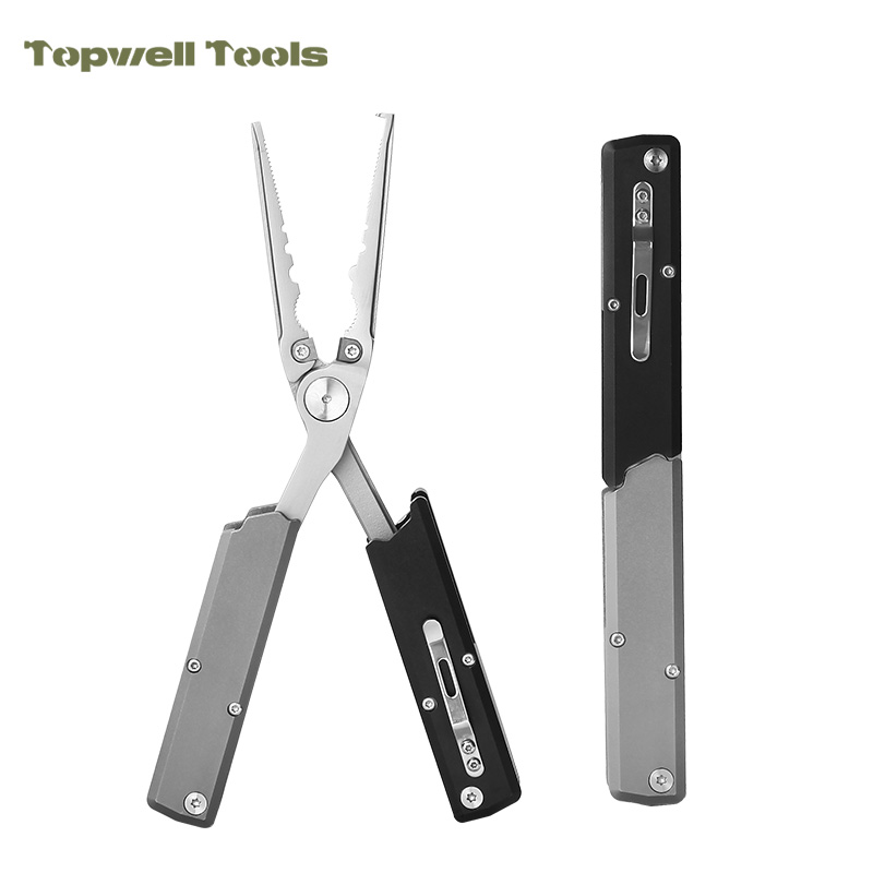 13-in-1 Professional Fishing Multi-tool - Heavy Duty Fishing Scissors & Pliers with Knife