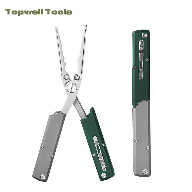 13-in-1 Professional Fishing Multi-tool - Heavy Duty Fishing Scissors & Pliers with Knife
