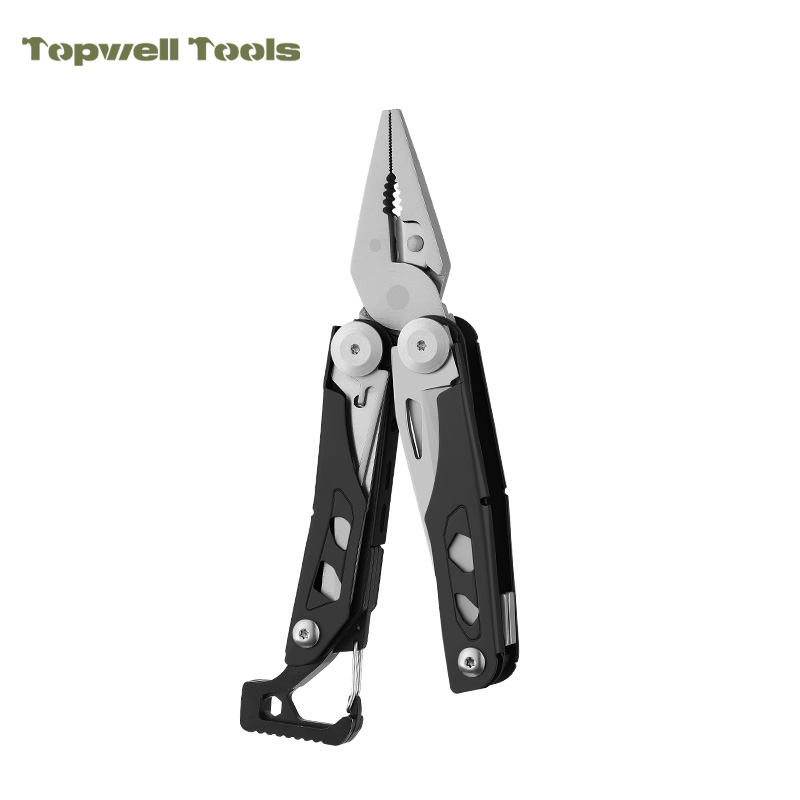 Stainless Steel 10-in-1 Carabiner Multi-Tool Pliers