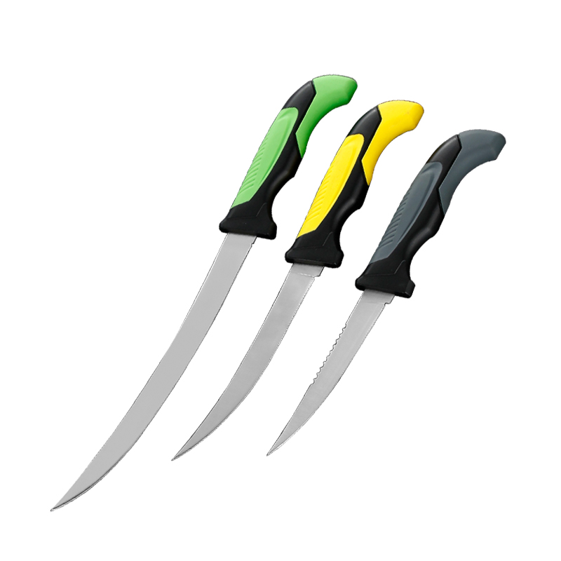 Outdoor Fishing Fillet Knife with Ergonomic Grip and 420 Stainless Steel Blade