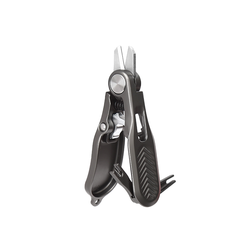 Mini Fishing Line Clipper - Compact 3.14" Zinc Alloy Handle Line Cutter, Portable Fishing Prep Multi-Tool with Safety Lock for Vest & Lanyard