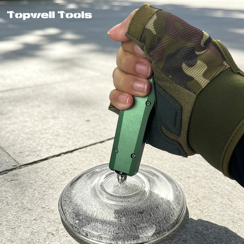 Multi-Functional 5.39" Compact Safety Rescue Gear - Hardened Window Breaker Tip, Heavy-Duty Tactical EDC Tool for Survival, Backpacking