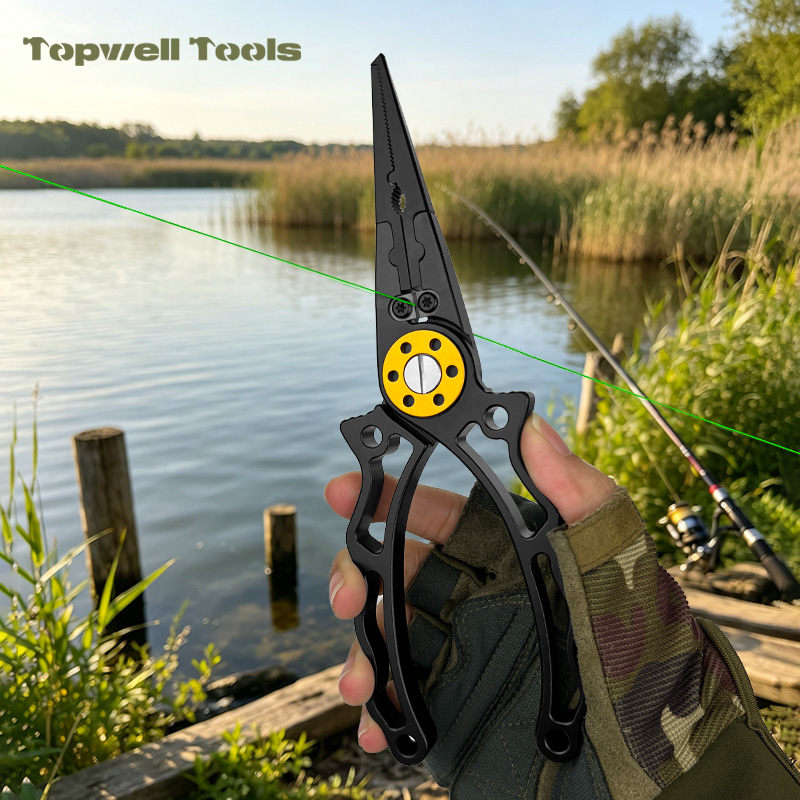Saltwater Fishing Gear Combo - Ergonomic Hook Remover Pliers with Line Cutter & Secure EVA Handle Fish Control Gripper, Essential Angler Tool Kit Saltwater Fishing Gear Combo - Ergonomic Hook Remover Pliers with Line Cutter & Secure EVA Handle Fish Control Gripper, Essential Angler Tool Kit