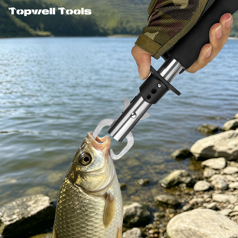 Saltwater Fishing Gear Combo - Ergonomic Hook Remover Pliers with Line Cutter & Secure EVA Handle Fish Control Gripper, Essential Angler Tool Kit Saltwater Fishing Gear Combo - Ergonomic Hook Remover Pliers with Line Cutter & Secure EVA Handle Fish Control Gripper, Essential Angler Tool Kit