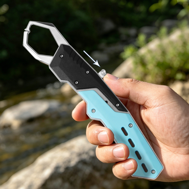 3-Piece Fishing Tool Set - Fish Lip Gripper & Dual Split Ring Pliers (6.45" & 7.32") 3-Piece Fishing Tool Set - Fish Lip Gripper & Dual Split Ring Pliers (6.45" & 7.32")