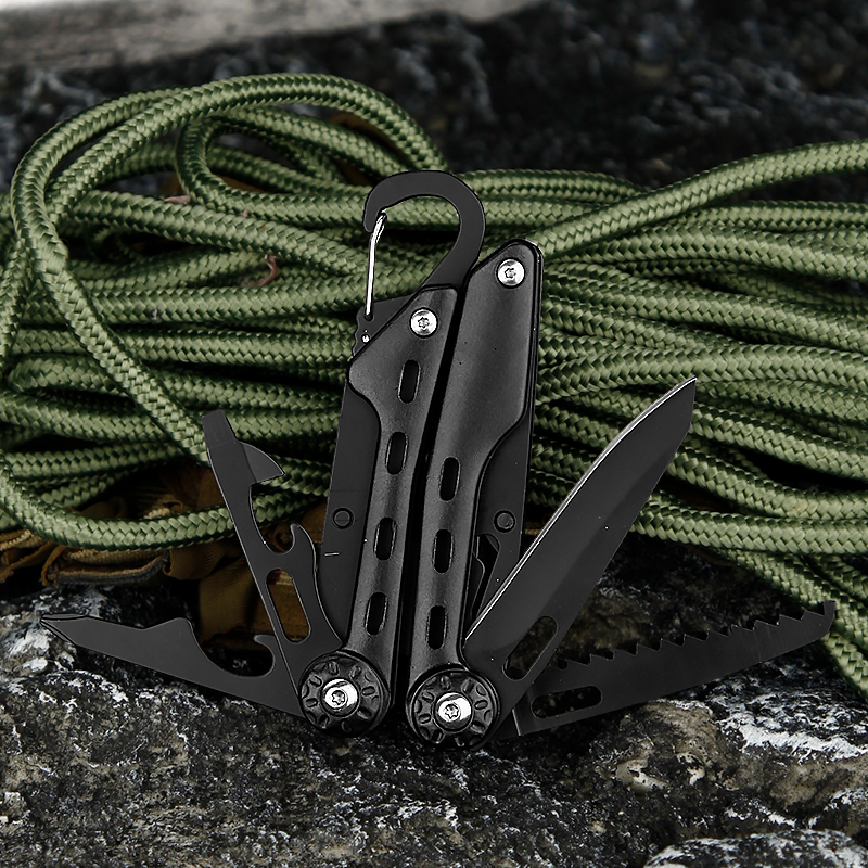10-in-1 Compact Carabiner Multitool Pliers - Stainless Steel Folding Pocket EDC Tool 10-in-1 Compact Carabiner Multitool Pliers - Stainless Steel Folding Pocket EDC Tool