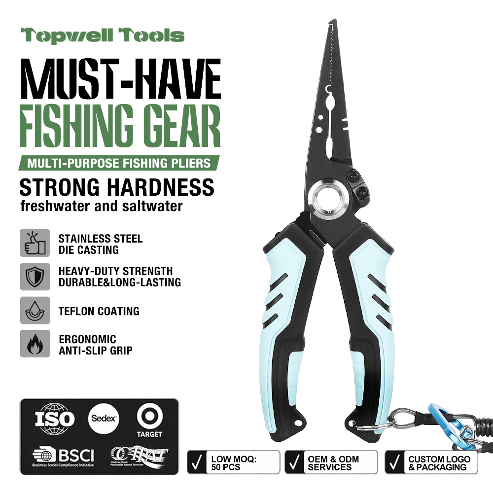 Precision Lure Fishing Pliers with Hook Adjuster